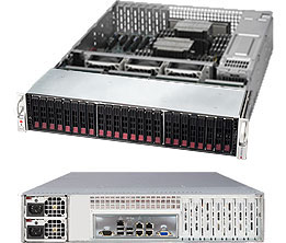 Серверная платформа Rack 2U 2P Supermicro SSG-2028R-E1CR24N
