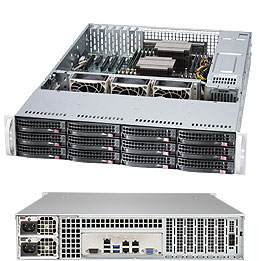 Серверная платформа Rack 2U 2P Supermicro SSG-6028R-E1CR12N