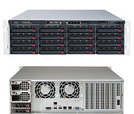 Серверная платформа Rack 3U 2P Supermicro SSG-6038R-E1CR16H