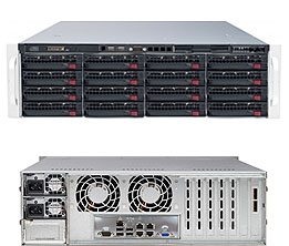 Серверная платформа Rack 3U 2P Supermicro SSG-6038R-E1CR16N
