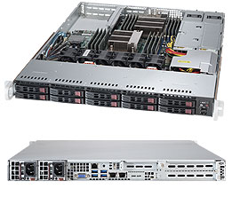 Серверная платформа Rack 1U 2P Supermicro SYS-1028R-WTR