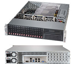 Серверная платформа Rack 2U 2P Supermicro SYS-2028R-C1R4+