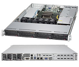 Серверная платформа Rack 1U 1P Supermicro SYS-5018R-WR