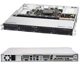 Серверная платформа Rack 1U 1P Supermicro SYS-5019P-M
