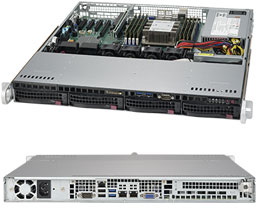 Серверная платформа Rack 1U 1P Supermicro SYS-5019P-MT