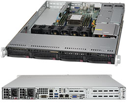 Серверная платформа Rack 1U 1P Supermicro SYS-5019P-WTR