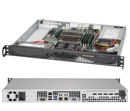 Серверная платформа Rack 1U 1P Supermicro SYS-5019S-ML