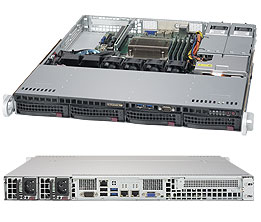 Серверная платформа Rack 1U 1P Supermicro SYS-5019S-MR