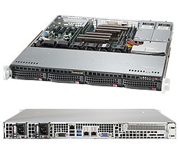 Серверная платформа Rack 1U 2P Supermicro SYS-6018R-MTR