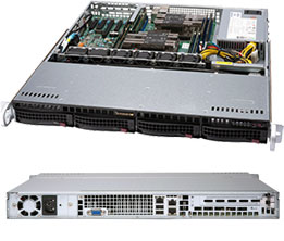 Серверная платформа Rack 1U 2P Supermicro SYS-6019P-MT