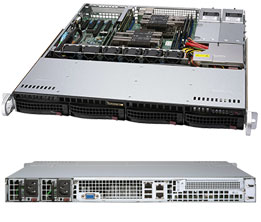 Серверная платформа Rack 1U 2P Supermicro SYS-6019P-MTR