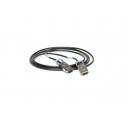 Активный оптический кабель с QSFP to CX4 соединением Mellanox