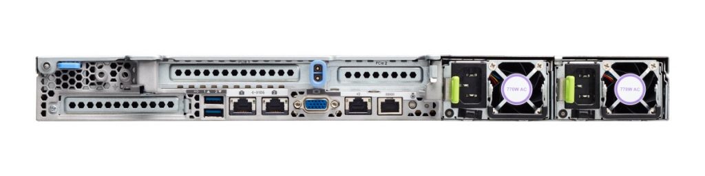Стоечный сервер Cisco UCS C220 M5, вид сзади